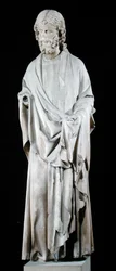 Melancholischer Apostel, ursprünglich aus der Sainte-Chapelle de Paris